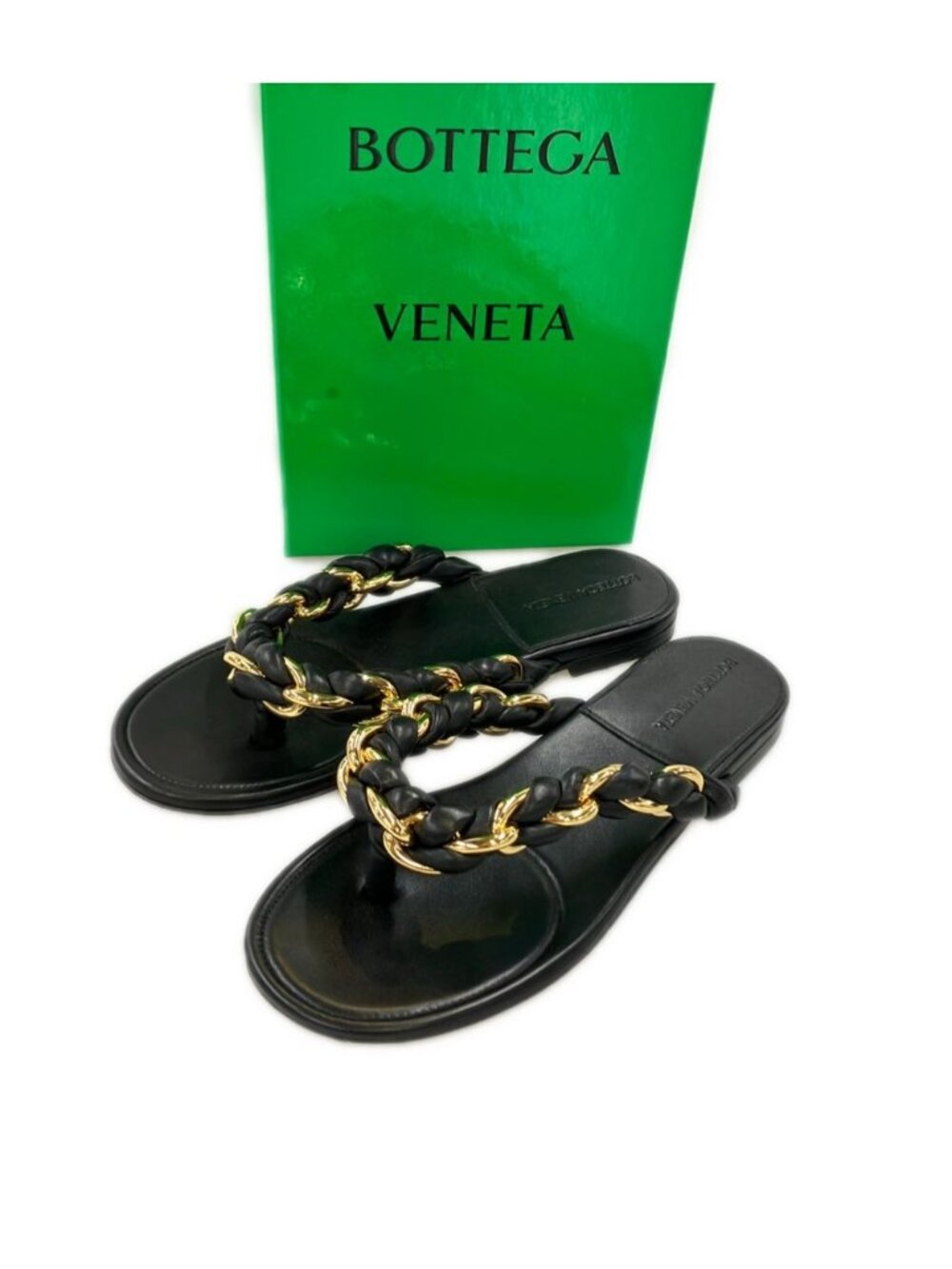 Bottega Veneta Flat Thong Sandals